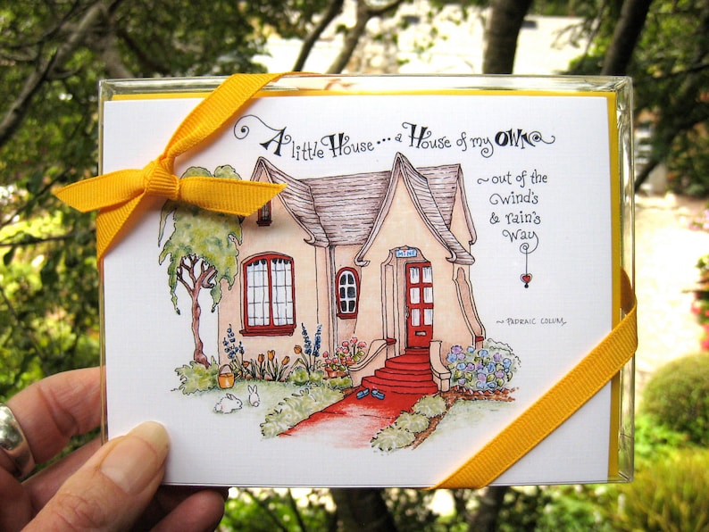 Cottage Note Cards Housewarming Gift Home Quotes New Etsy