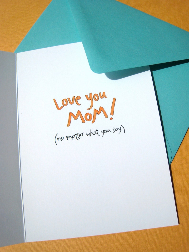 Favorite Mom Sayings Funny Mothers Day Card Card for Mom image 2