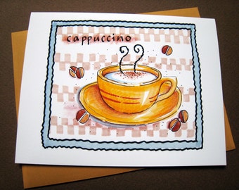 Coffee Note Cards - Coffee Gift - Boxed Set of Notes - Coffee Drinker Gift