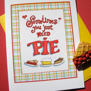 Pie Note Cards - Gift for Baker - Boxed Note Cards - Pie Cards