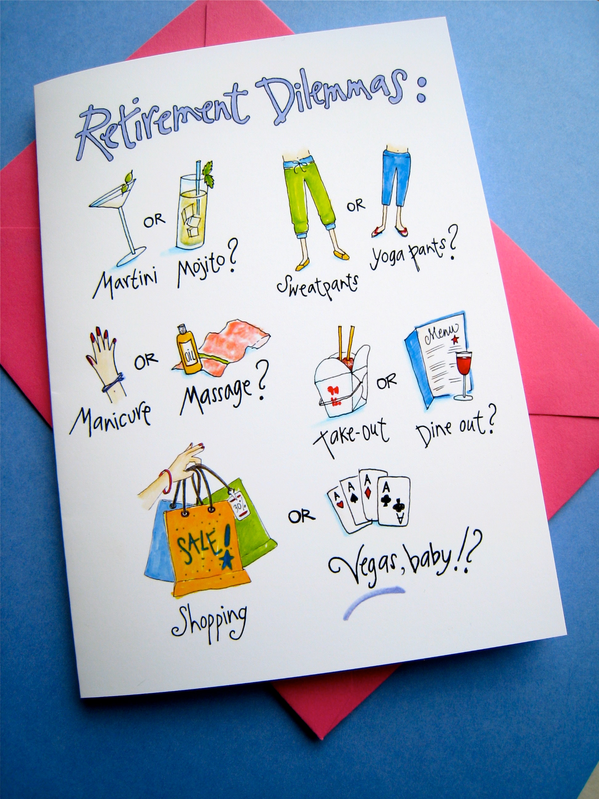 women-retirement-card-funny-retirement-her-retirement-coworker-card-happy-retirement-retirement-dilemmas-etsy