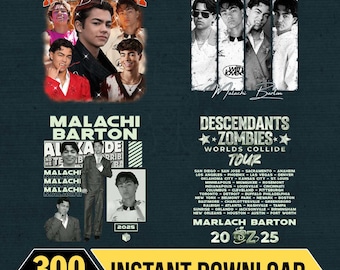 Disneyland Malachi Barton PNG Bundle Download, Descendants Zombies Worlds Collide Tour, The Rise Of Red Png Digital Download