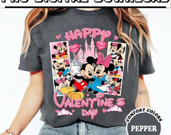 Mickey Minnie Mouse Feliz Día de San Valentín PNG, San Valentín PNG, Pareja de Disneyland a juego PNG, Amante de Disneyland Día de San Valentín PNG Descargar