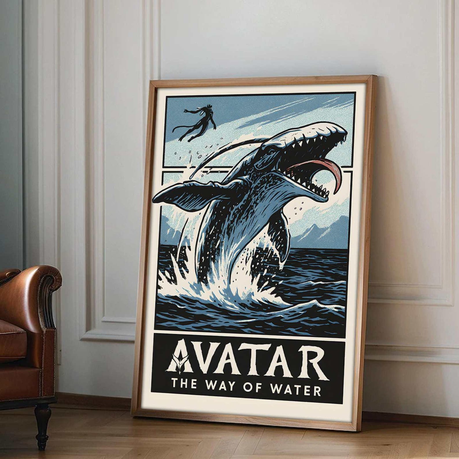 Avatar Movie Poster, Avatar 2 Iconic Scene, the Way of the Water Wall ...