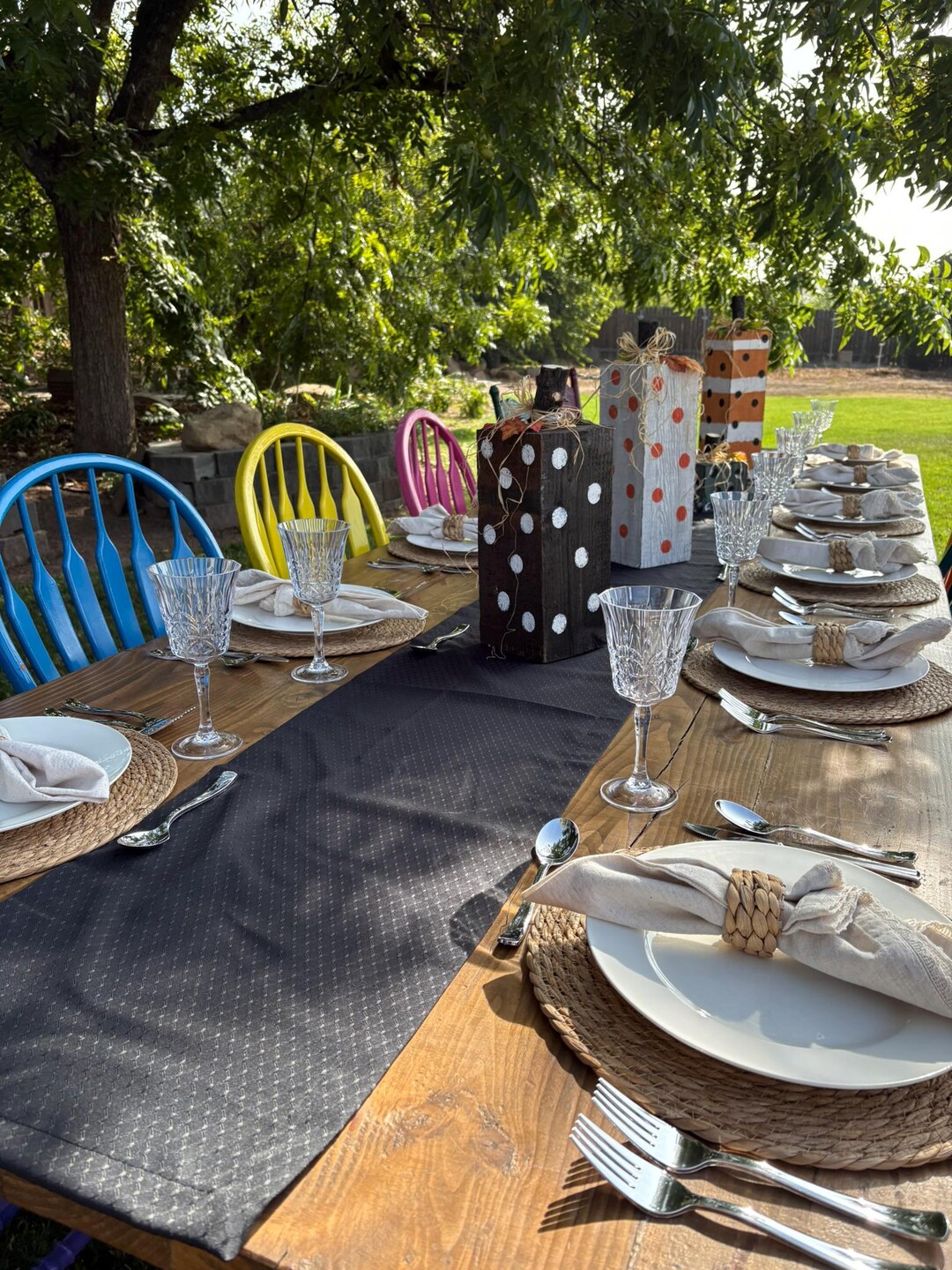 8-foot Solid Wood Dining Table | Handmade Heirloom Family Table | Steel ...