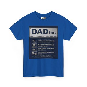 Dad Inc. Fishing Edition T-Shirt | Funny Fisherman Dad Tee image 7