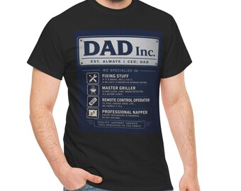 Dad Inc. Funny Father's Day T-Shirt | Gift For Dad