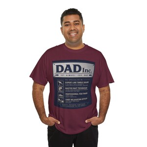 Dad Inc. Fishing Edition T-Shirt | Funny Fisherman Dad Tee image 9