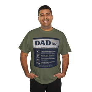 Dad Inc. Fishing Edition T-Shirt | Funny Fisherman Dad Tee image 10
