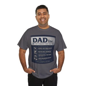 Dad Inc. Fishing Edition T-Shirt | Funny Fisherman Dad Tee image 11
