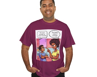 Mom vs Kid Comic Graphic T-Shirt