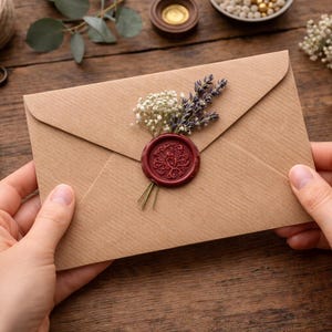 C6 Brown Recycled Ribbed Envelopes 100gsm | Eco Friendly Kraft Envelopes | Rustic Wedding, Cards & Invitations image 2