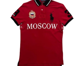Polo Ralph Lauren Moscow Big Pony Rojo - Edición Ciudad Chief Keef