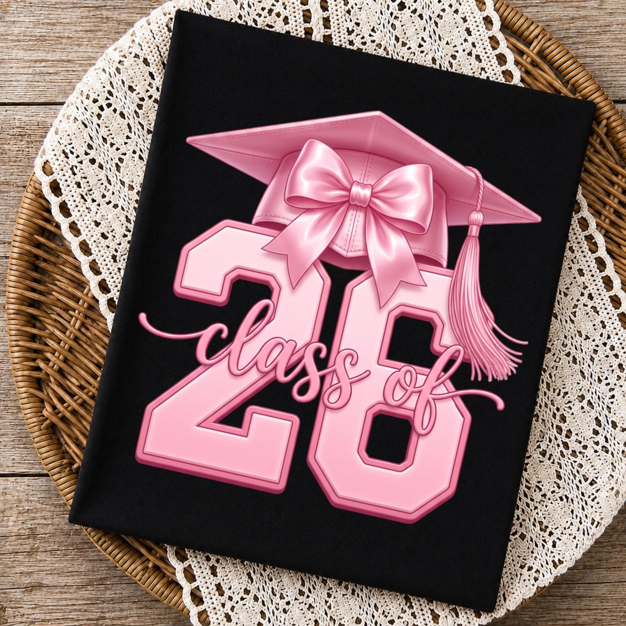 Class of 2026 PNG | Pink Graduation PNG | Senior 2026 Shirt Design ...