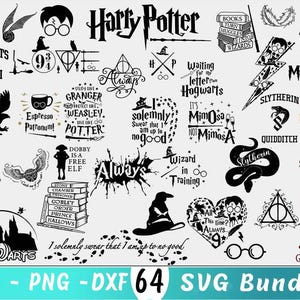 60+ Harry svg bundle, Wizard Svg Bundle, Hogwarts school emblem svg, Hogwarts Alumni SVG, I Solemnly Swear I Am Up To No Good SVG