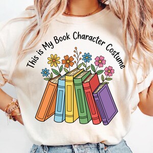 Book Character Costume PNG | Literacy Week Shirt Design | Kids Reading Sublimation (Digital Download) image 3