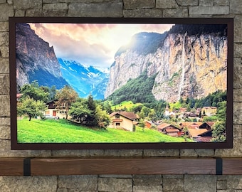 Deluxe Picture Frame for Samsung “The Frame” (2021+) ~ Espresso