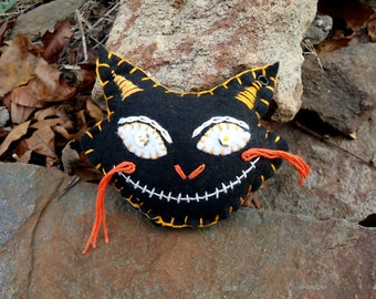 Halloween Cat Felt Plushies