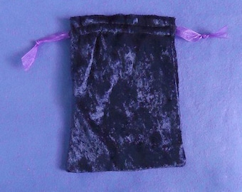 Tarot Bag Large- Purple Crushed Velvet