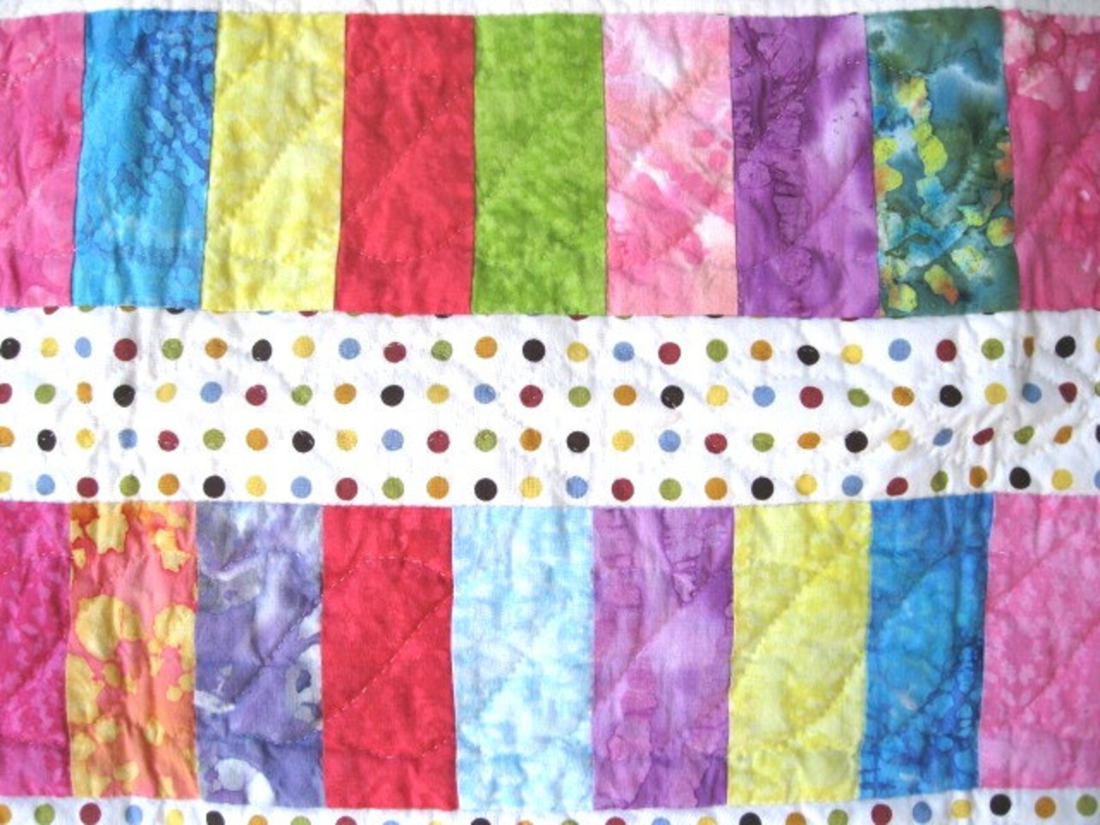 Baby's First Quilt primary Colors Etsy