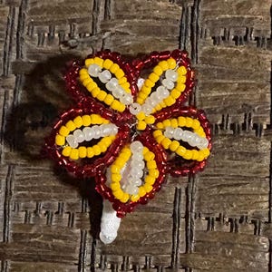 Beaded Hair Flower - Etsy display picture 2
