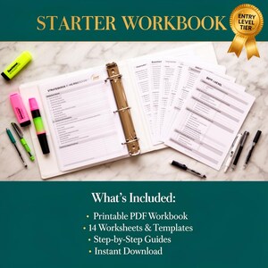 Digital Declutter Workbook | Home Organization Planner, Printable Clutter-Free Checklist, Room by Room Cleaning Guide, Goal Tracker PDF image 4