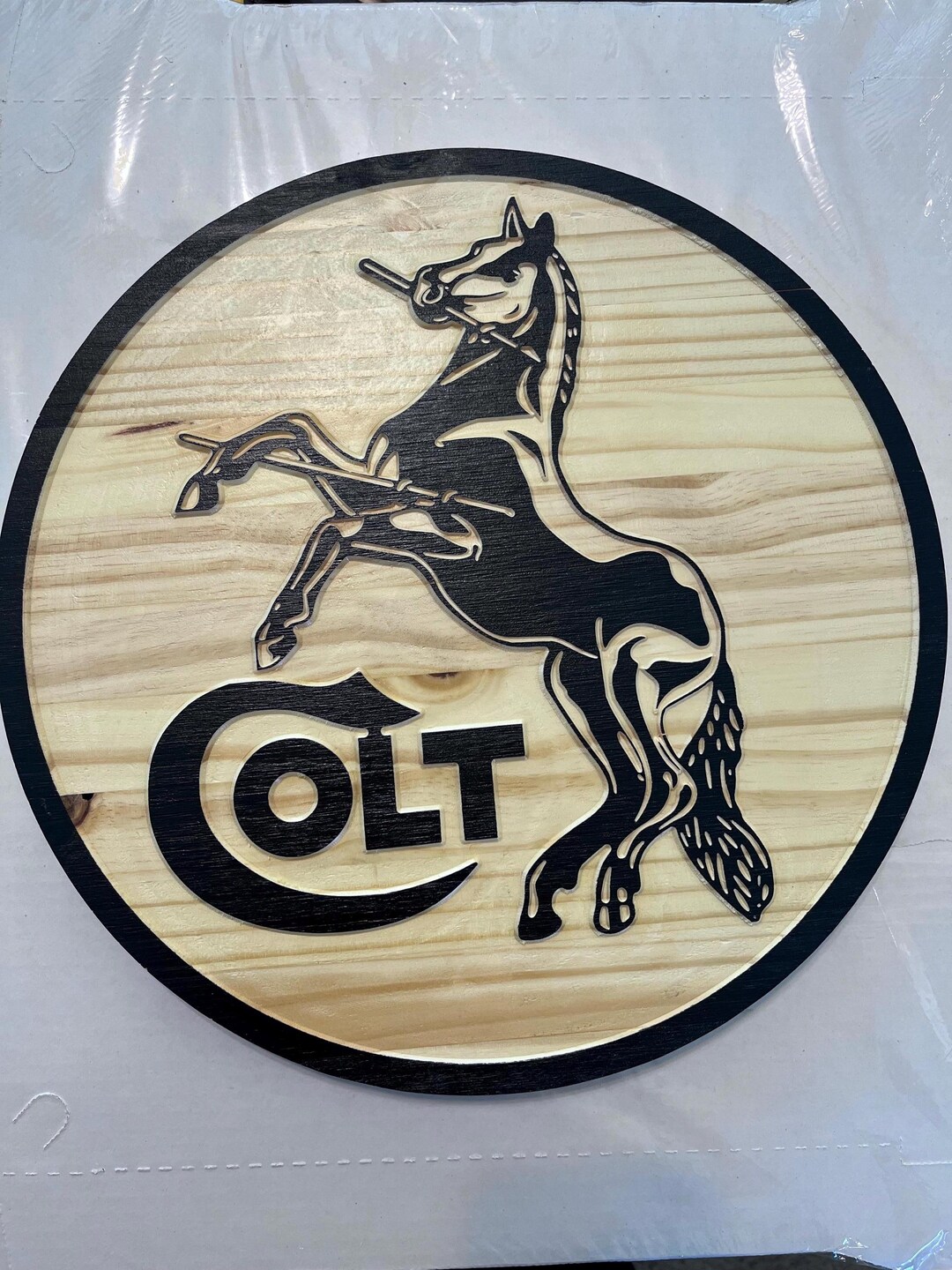 Custom Wooden Signs - Colt - Etsy