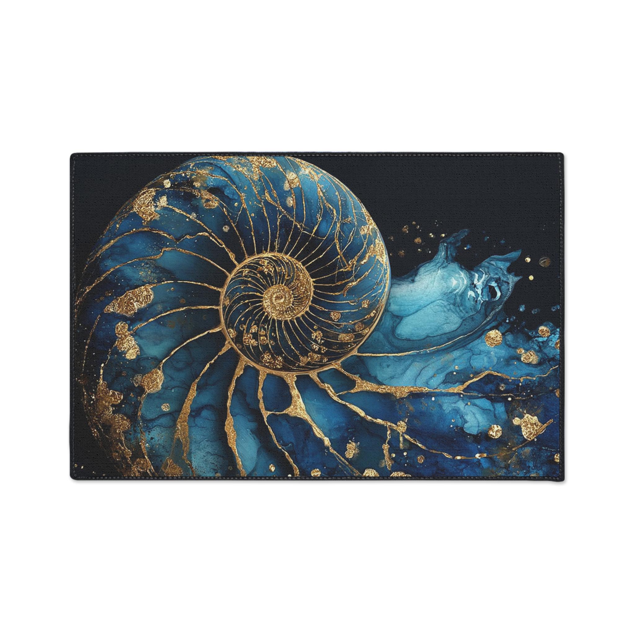 Organic Cell Structure Floor Mat, Abstract Biomorphic Area Rug, Modern ...