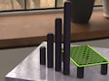 Coral Axis Risers for Hex Frag Rack | 4 Pack product logo