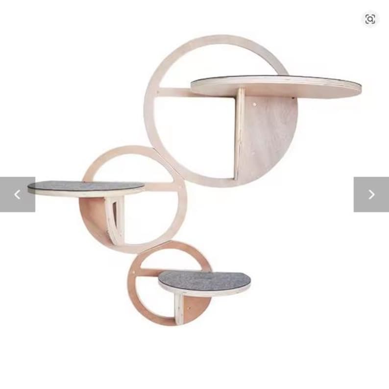 Picture of Wall Mounted Bubble Cat Shelf With Steps – Multi-level Cat Climbing ...