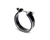MEDIEVAL steampunk style oxidised men women band ring