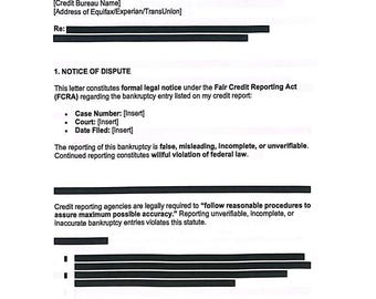 Modelo de carta de renovación de quiebra