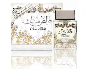 Fragrances Khales Musk Perfume. Unisex Blend of Pure Musk for a Timeless, Captivating Scent. Express Your Essence Elegantly.-3.4Oz(100Ml)