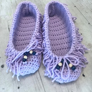 Crochet Women&#39;s Moccasin Slippers - Crochet Women&#39;s Slippers - Ladies Slippers - Women&#39;s Moccasins - Crochet Slippers For Women