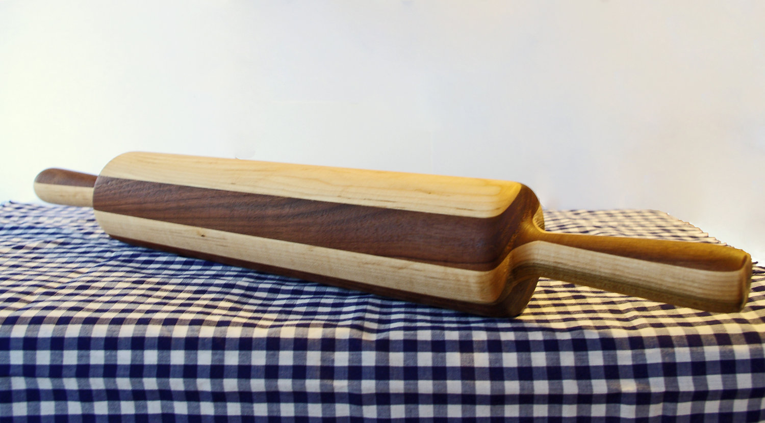 Maple Rolling Pin Handcrafted Maple and Walnut Rolling Pin: Heirloom Quality - Mothers ...