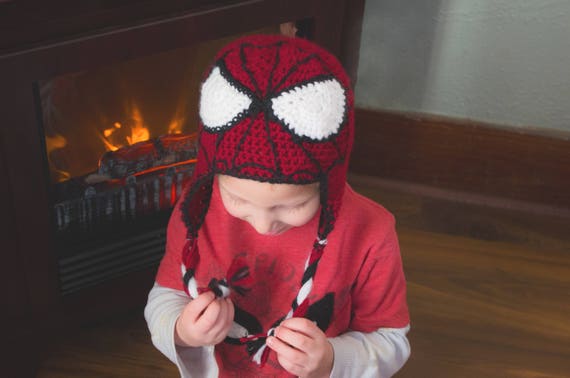 Crochet Baby Hat Spiderman Crochet Hat 