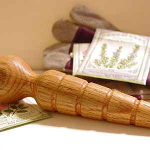 Garden Dibble - Dibbler - Hand Turned Oak Wood - Spring Garden Tool -  - Gift For Mom -Spring Garden  Tools - Fathers Day- Mothers Day