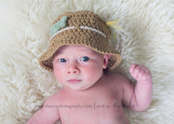 Crochet Baby Hat Baby Fishing Hat Crochet Fishing Hat Fishermans Hat Photo  Prop Crochet Baby Boy Fishing Hat Newborn Fishing Hat 