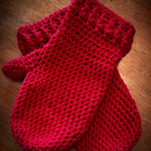 Women’s Crochet Cotton Mittens  -  Adult sizes - Cotton Mittens - Womens Mittens - Handmade Crochet- Made To Order