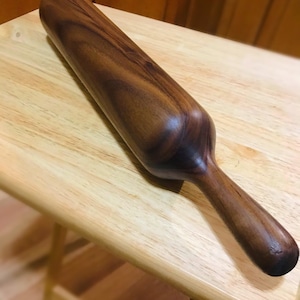 Handcrafted Solid Walnut Rolling Pin - Wedding Gift - Shower Gift -  Gift - Gift For Mom- Made To Order