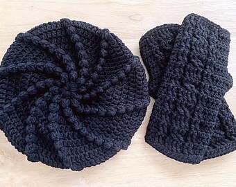 Crochet Beret: Women's Acrylic Beret Hat - Made To Order