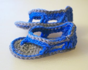Sandalias de crochet para bebé: Chanclas deportivas de algodón, elige tus colores