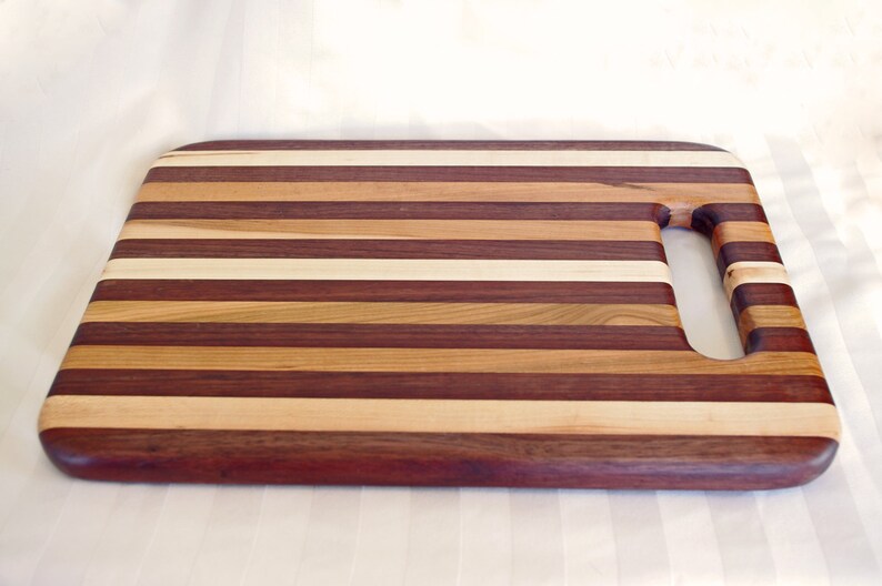 Charcuterie Board Handcrafted Maple And Walnut Charcuterie or Cutting Board Shower Gift Wedding Gift Mothers Day Gift For Mom image 2