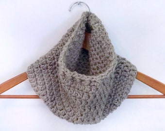 Bulky Crochet Cowl  - Choose Your Color - Infinity Cowl - Chunky Infinity Scarf - Neck Warmer Winter Fashion - Back To School