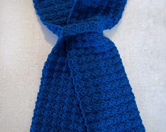 Crochet Toddler Keyhole Scarf: Pull Through Neckwarmer