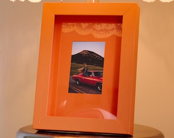 Mini Custom Monochrome Picture Frame (6x8) | Choose Frame Color & Picture Opening Size | Gallery Wall Frame