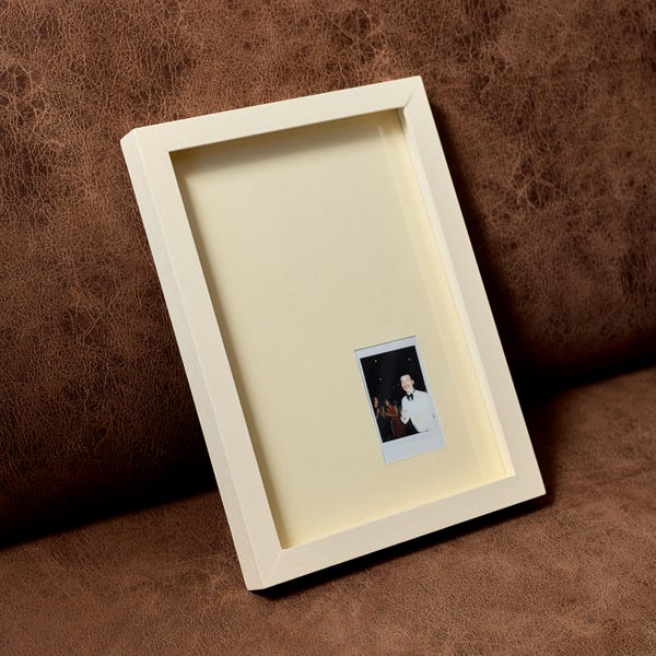 Colorful Polaroid Photo Frame (9x13"): Monochrome Instax Frame / Choose Your Instax Photo Corner / Minimalist Gallery Wall