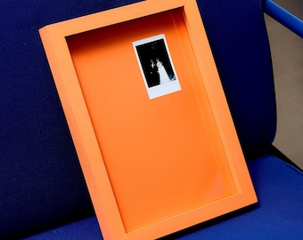 Custom Monochrome Polaroid Photo Frame (9x13"): Colorful Instax Frame / Choose Your Instax Photo Corner / Minimalist Gallery Wall