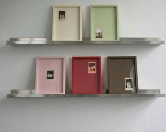 Cornice portafoto Polaroid monocromatica (23x33 cm): cornice Instax colorata / Scegli il tuo angolo fotografico Instax / Parete galleria minimalista