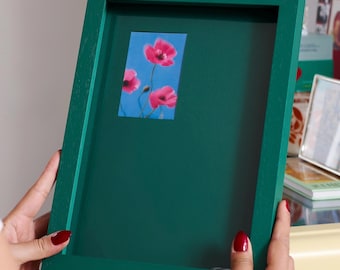 Custom Polaroid Photo Frame (9x13"): Monochrome Instax Frame / Choose Your Instax Photo Corner / Minimalist Gallery Wall